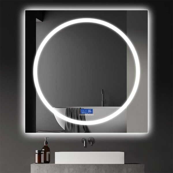 A23 Led Round Wall-Mounted Mirror - 图片 5