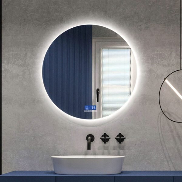 A25 Illuminated Smart Bath Round Mirror - 图片 5