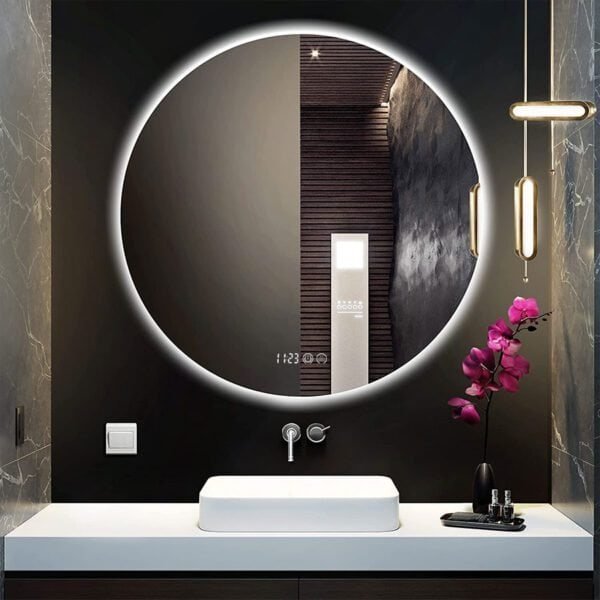 A25 Illuminated Smart Bath Round Mirror