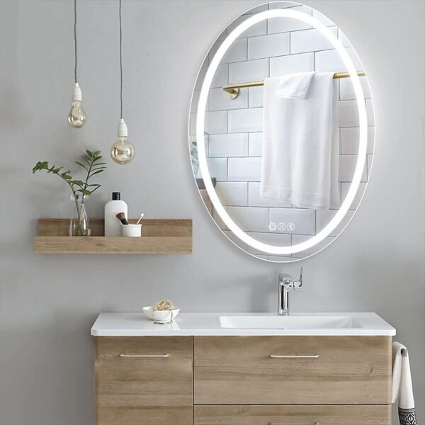 A26 Led Oval Shape Bath Vanity Mirror - 图片 5